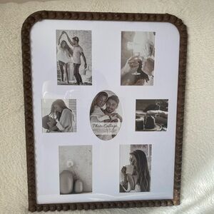 Hobby Lobby Brown Beaded Collage Frame